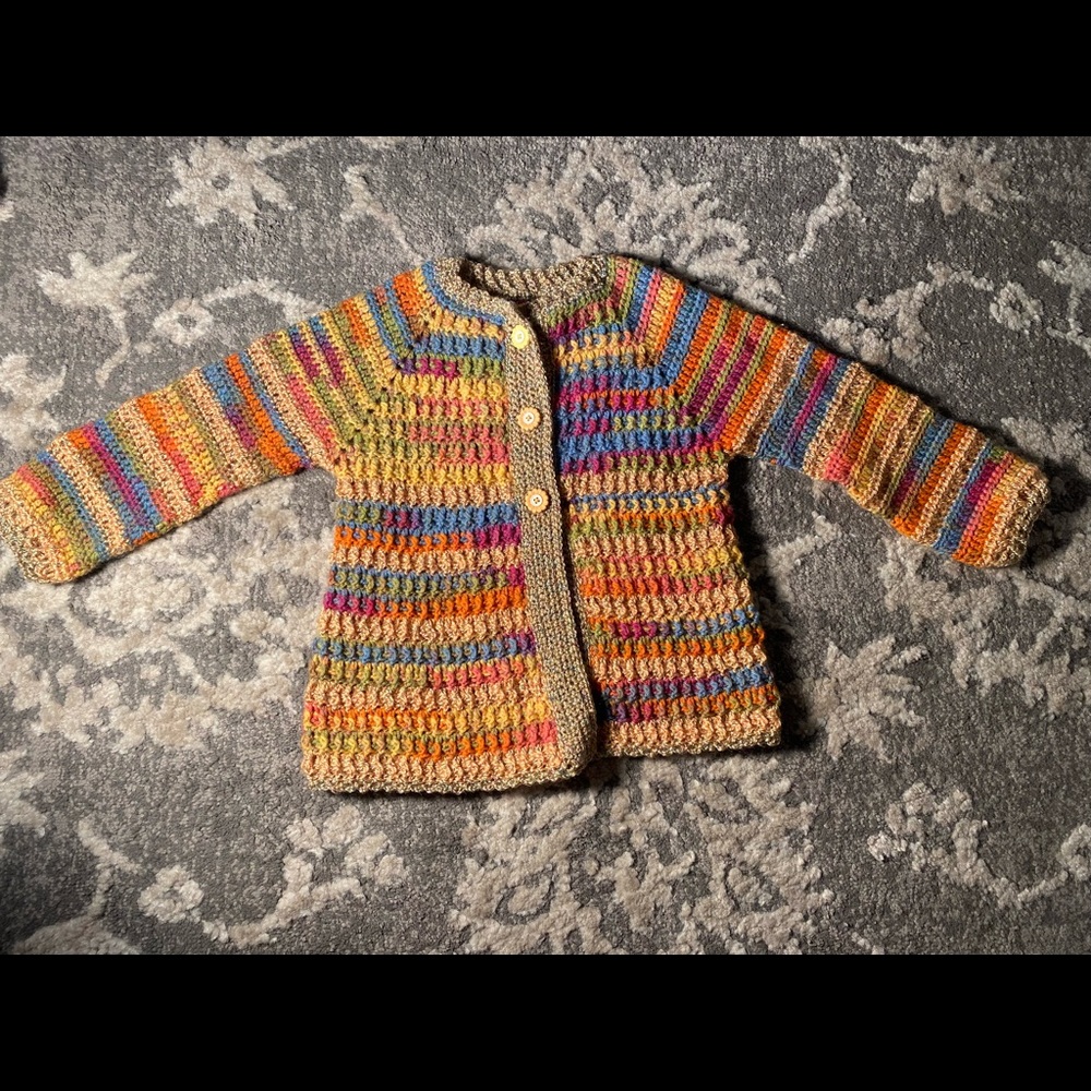 UNISEX Kids crochet sweater Handmade